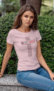 Oh! But Sunday® Cross Pink T-shirt
