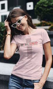 Oh! But Sunday® Cross Pink T-shirt